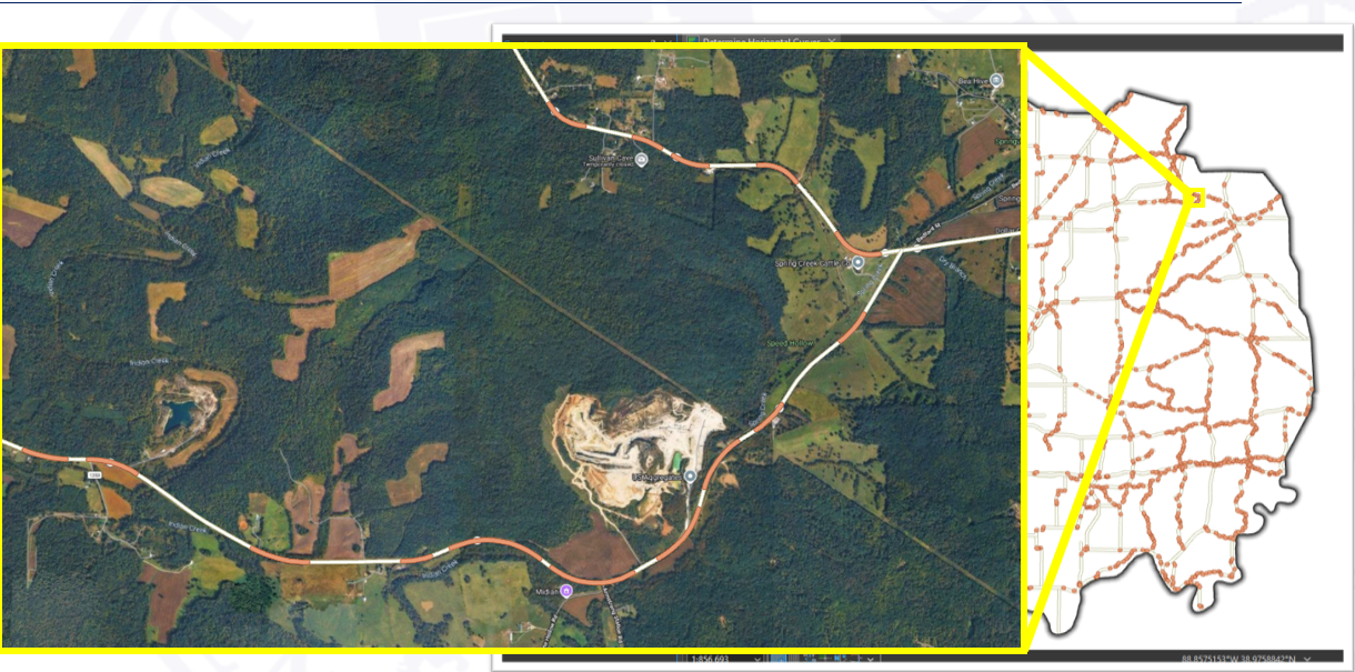 Horizontal Curve Detection and Roadway Sign Analysis – INDOT Vincennes District
